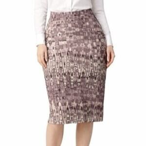 MattyM Womens Skirt Size L Purple Tie Dye Rayon Pull On Straight Spandex Rayon